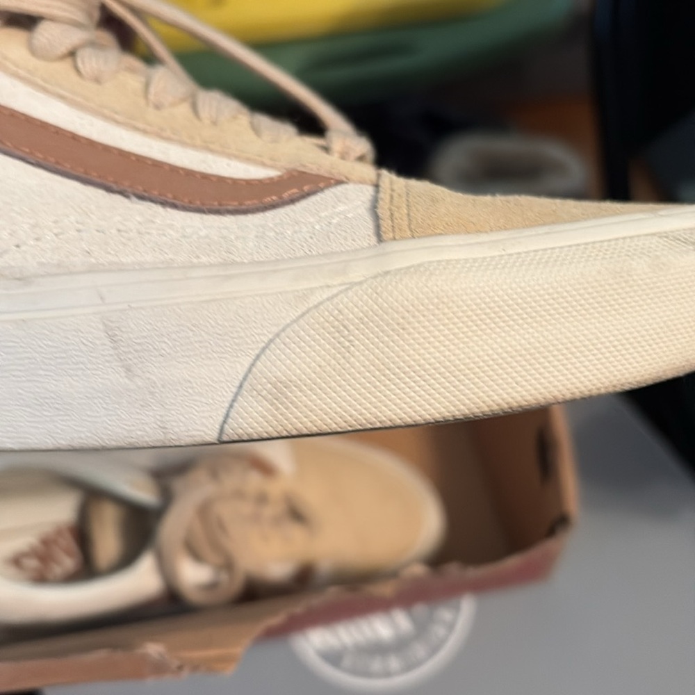 Vans X Madewell Lace Up Camel Sneakers - Picture 11 of 11
